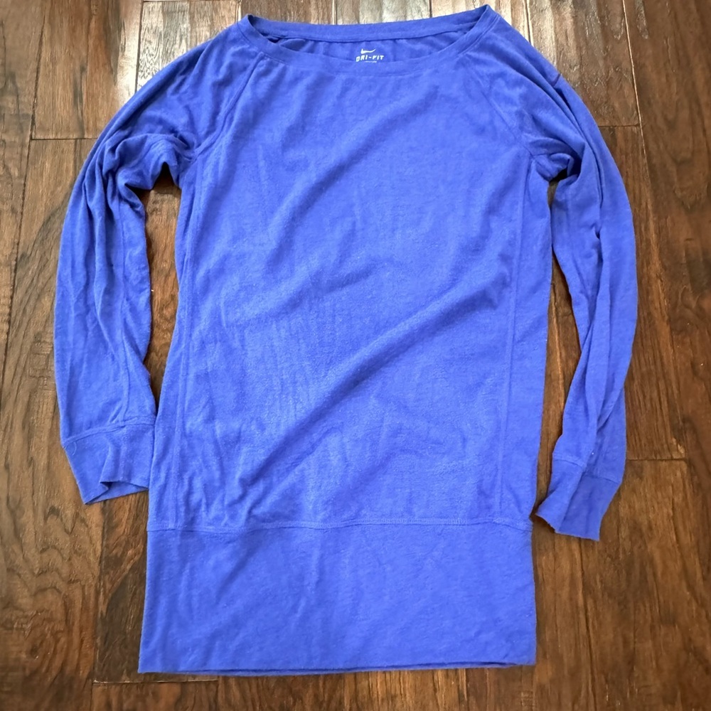Womans Dri Fit Nike Tunic Purple Top